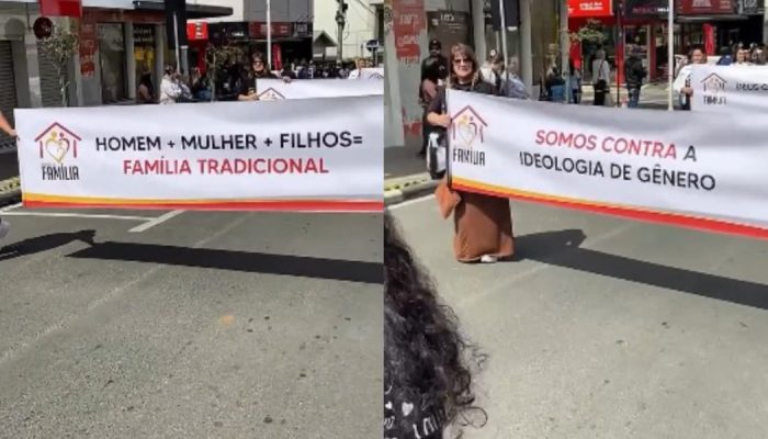 A igreja exigiu mensagens sobre a visão bíblica de família no desfile. (Foto: Reprodução/Ins...