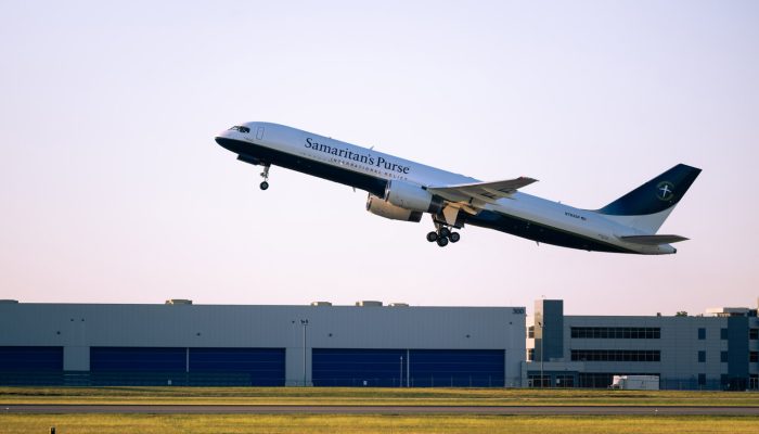 Avião de carga 757 da Samaritan's Purse (Foto: Samaritan's Purse)